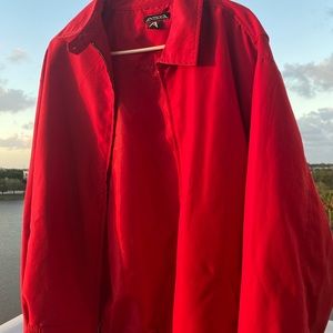 Red Windbreaker Jacket